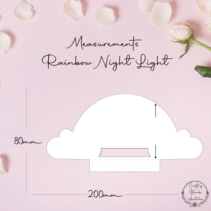 Rainbow • Blank Shape • Night Light