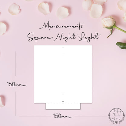 Square • Blank Shape • Night Light