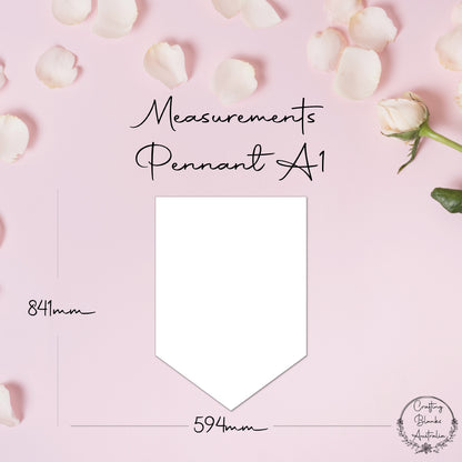 Pennant • Blank Shape • A1