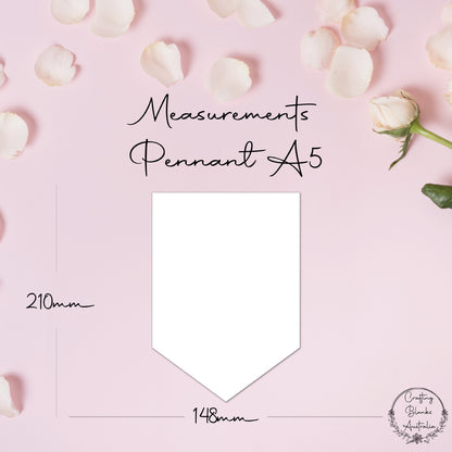 Pennant • Blank Shape • A5