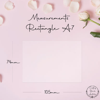Rectangle • Blank Shape • A7