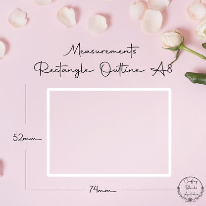 Rectangle • Outline Shape • A8