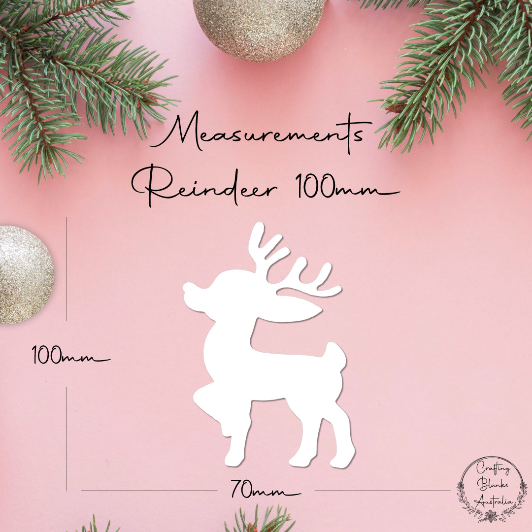 Reindeer • Blank Shape • 100mm