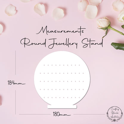 Round • Jewellery Stand • 180mm