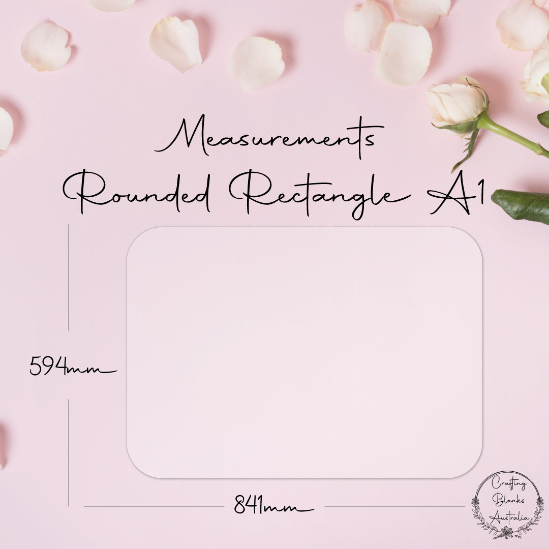 Rounded Rectangle • Blank Shape • A1