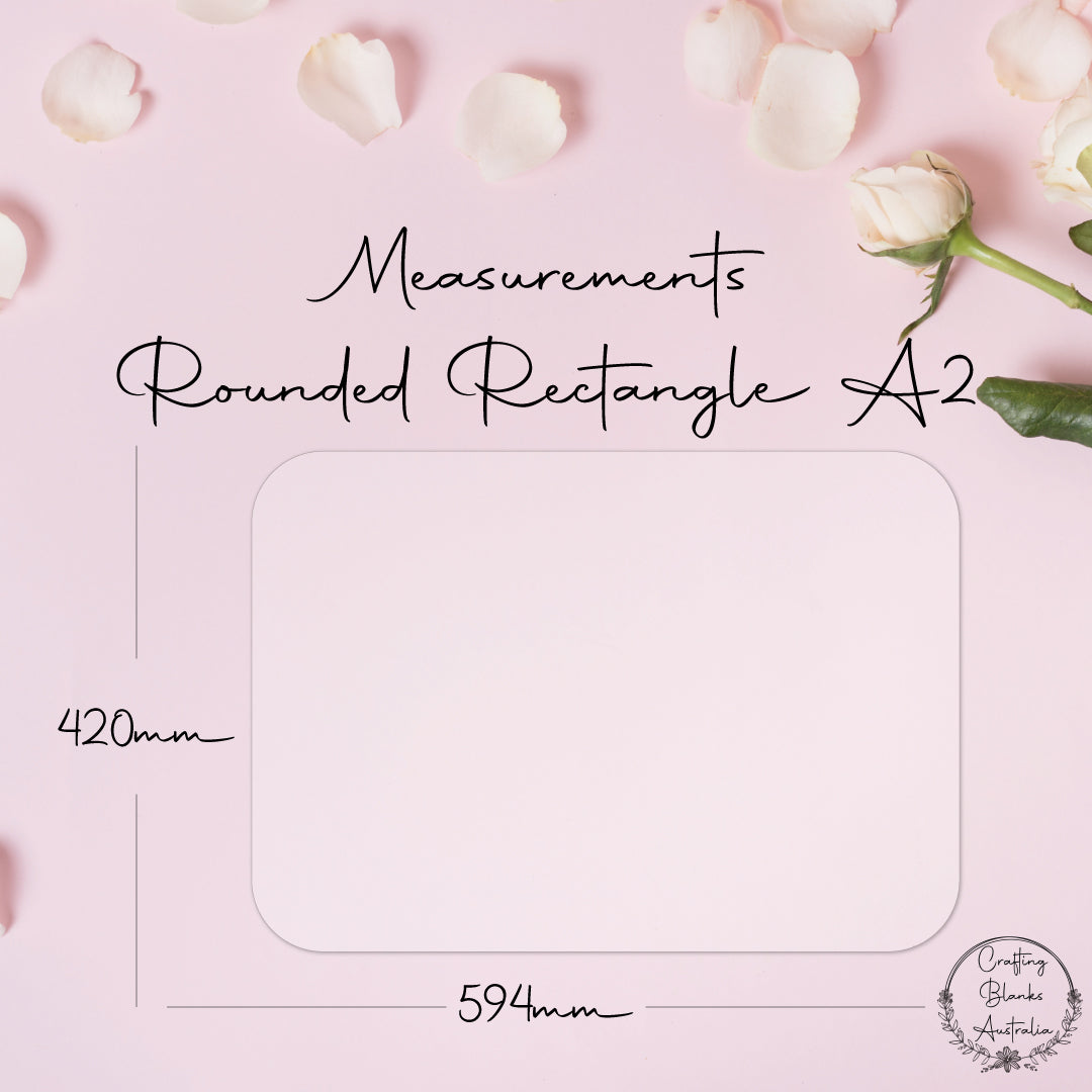 Rounded Rectangle • Blank Shape • A2