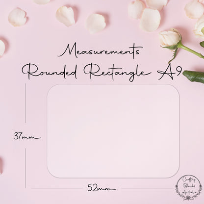 Rounded Rectangle • Blank Shape • A9
