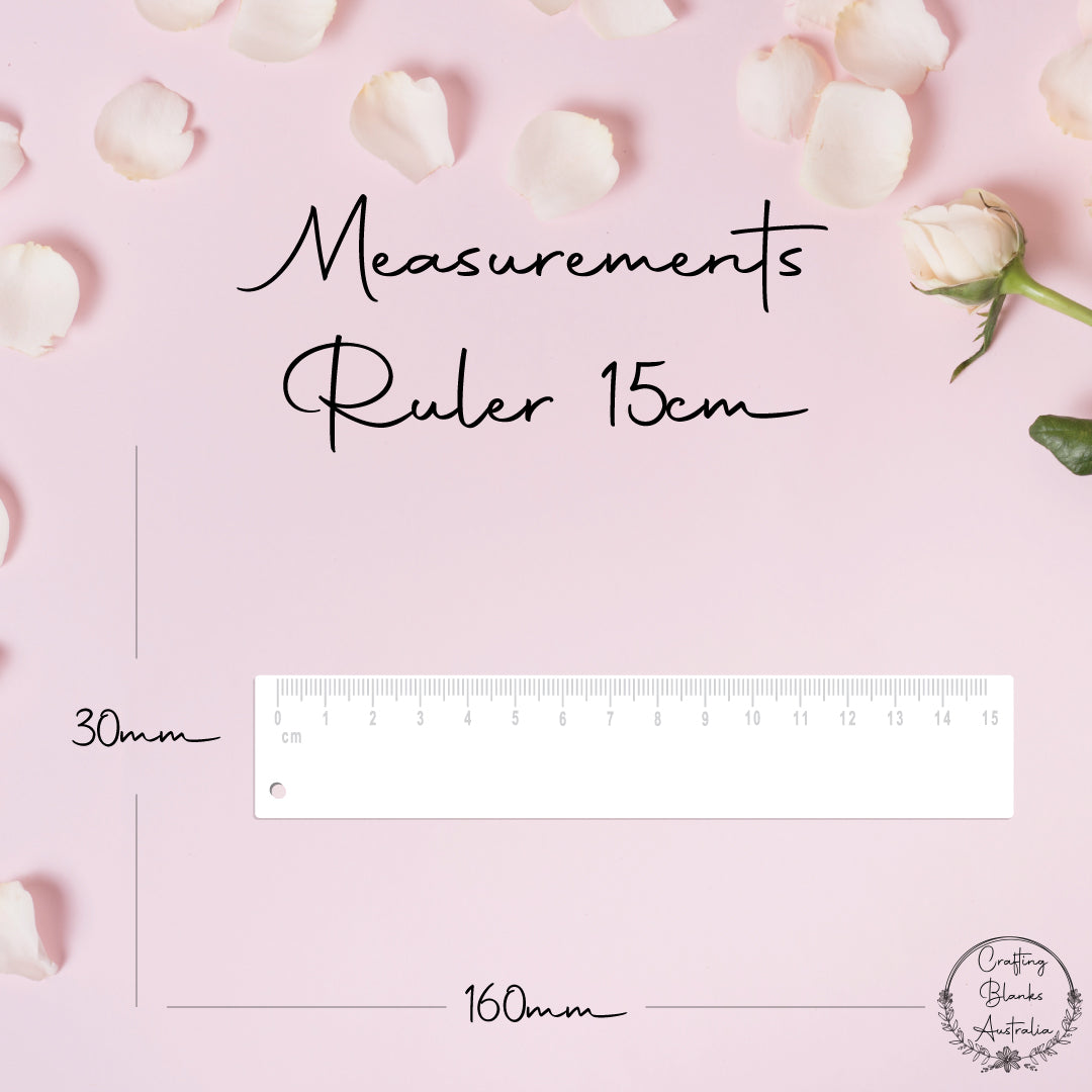 Ruler • Blank Shape • 15cm