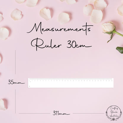 Ruler • Blank Shape • 30cm