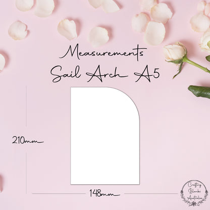 Sail Arch • Blank Shape • A5