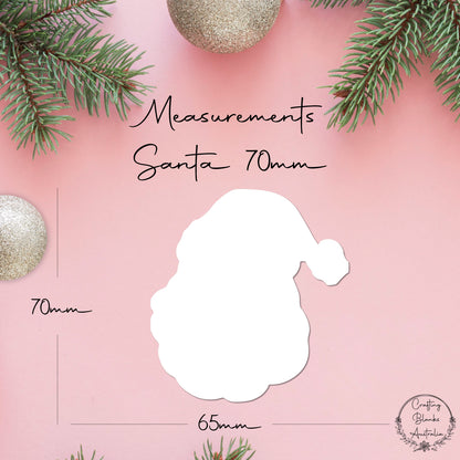 Santa • Blank Shape • 70mm