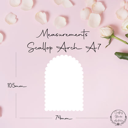 Scallop Arch • Blank Shape • A7