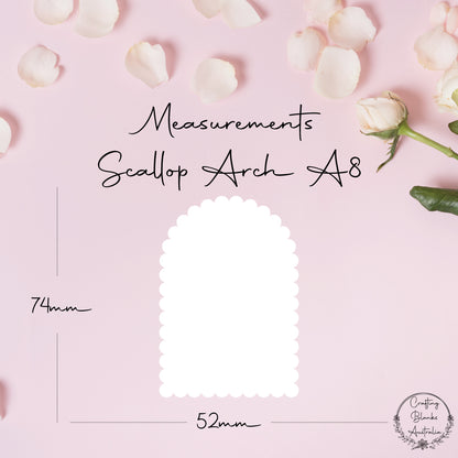 Scallop Arch • Blank Shape • A8