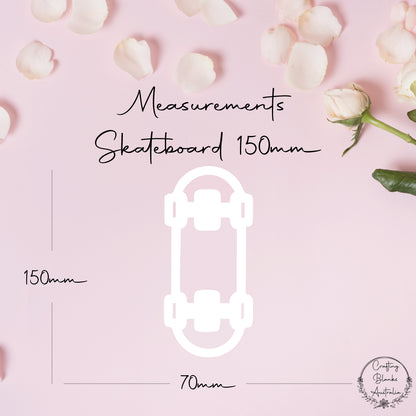 Skateboard • Blank Shape • 150mm