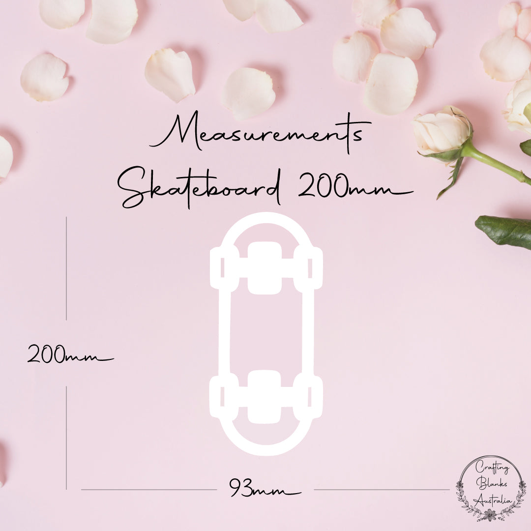 Skateboard • Blank Shape • 200mm