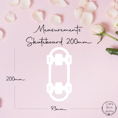 Skateboard • Blank Shape • 200mm