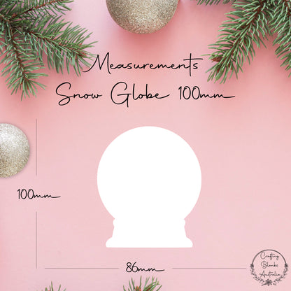 Snow Globe • Blank Shape • 100mm