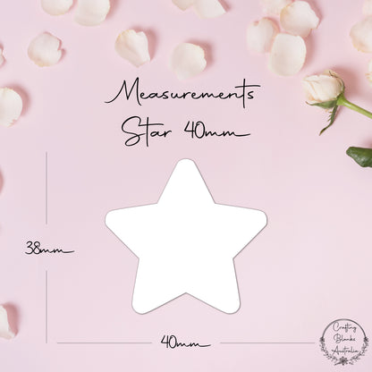 Star • Blank Shape • 40mm