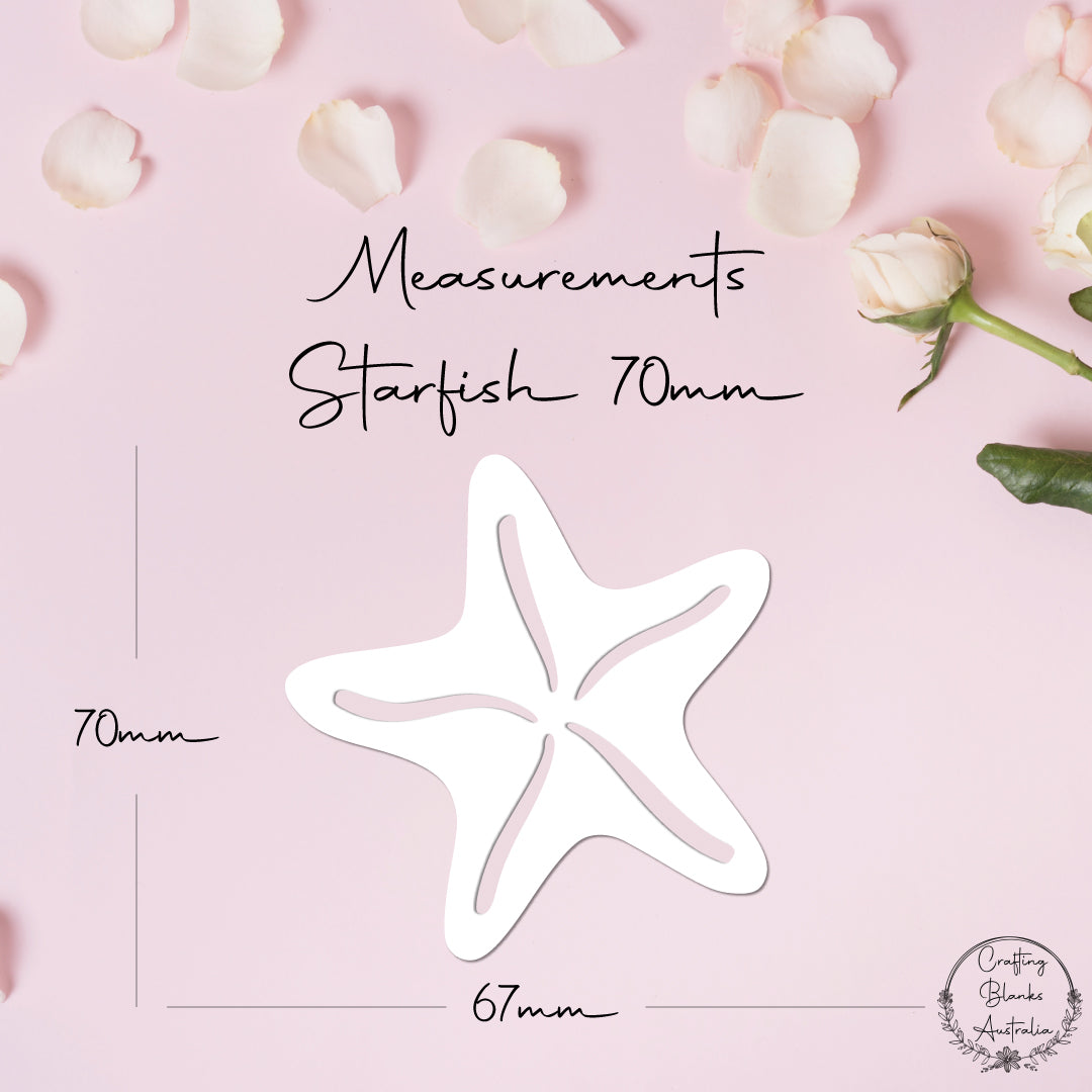 Starfish • Blank Shape • 70mm