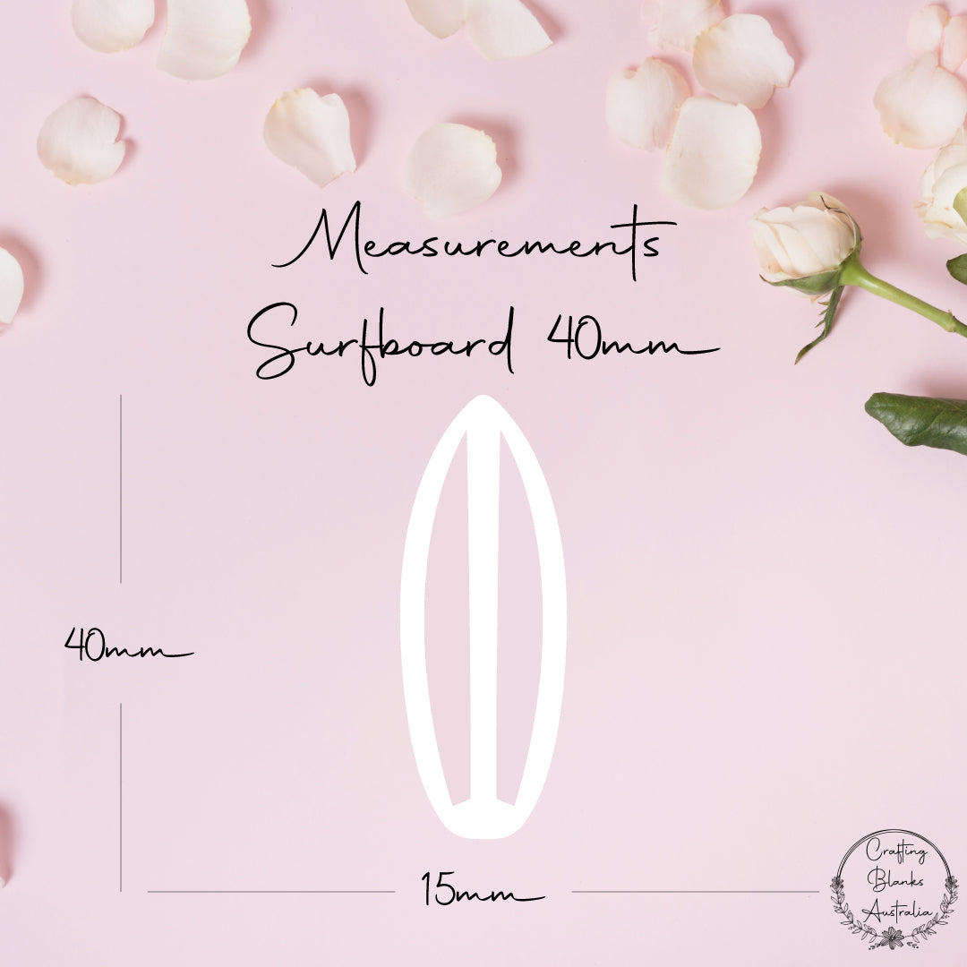 Surfboard • Blank Shape • 40mm