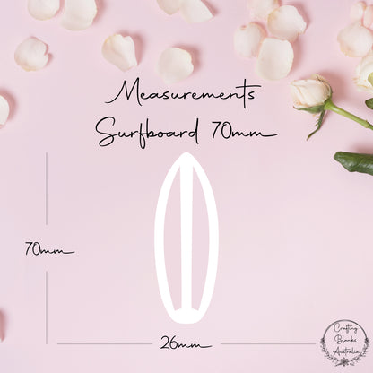 Surfboard • Blank Shape • 70mm