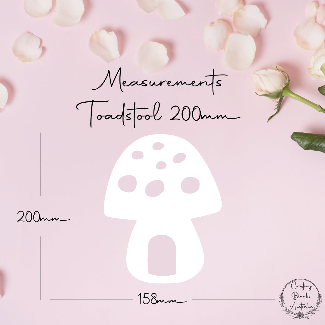 Toadstool • Blank Shape • 200mm