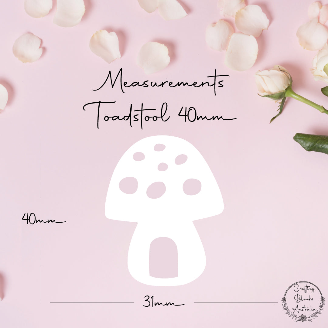 Toadstool • Blank Shape • 40mm