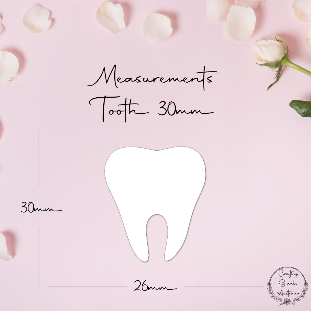 Tooth • Blank Shape • 30mm