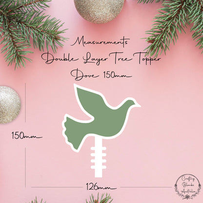 Dove • Double Layer • Tree Topper
