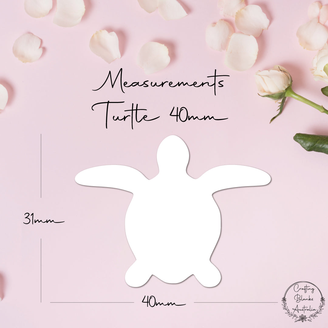 Turtle • Blank Shape • 40mm