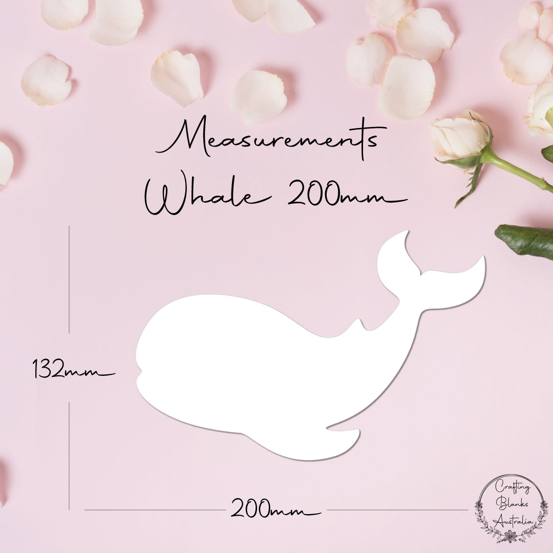 Whale • Blank Shape • 200mm