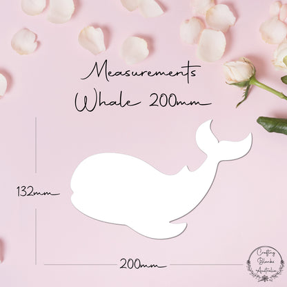 Whale • Blank Shape • 200mm