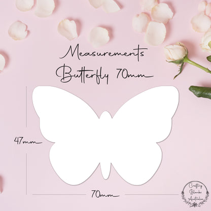 Butterfly • Blank Shape • 70mm