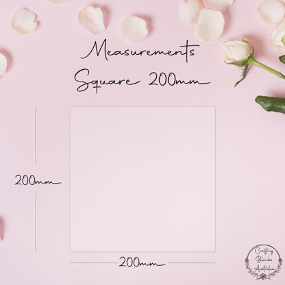 Square • Blank Shape • 200mm