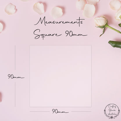 Square • Blank Shape • 90mm