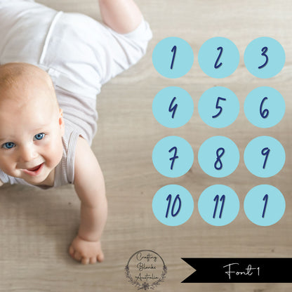 Milestone Numbers • Blank • Suit 100mm