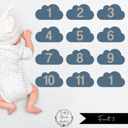 Milestone Numbers • Blank • Suit 100mm