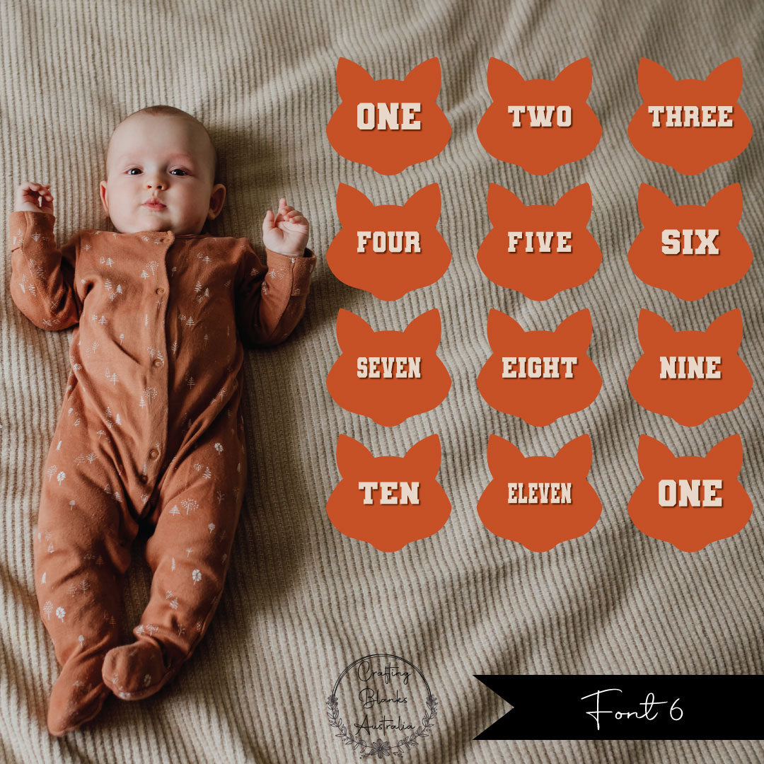 Milestone Wording • Blank • Suit 100mm