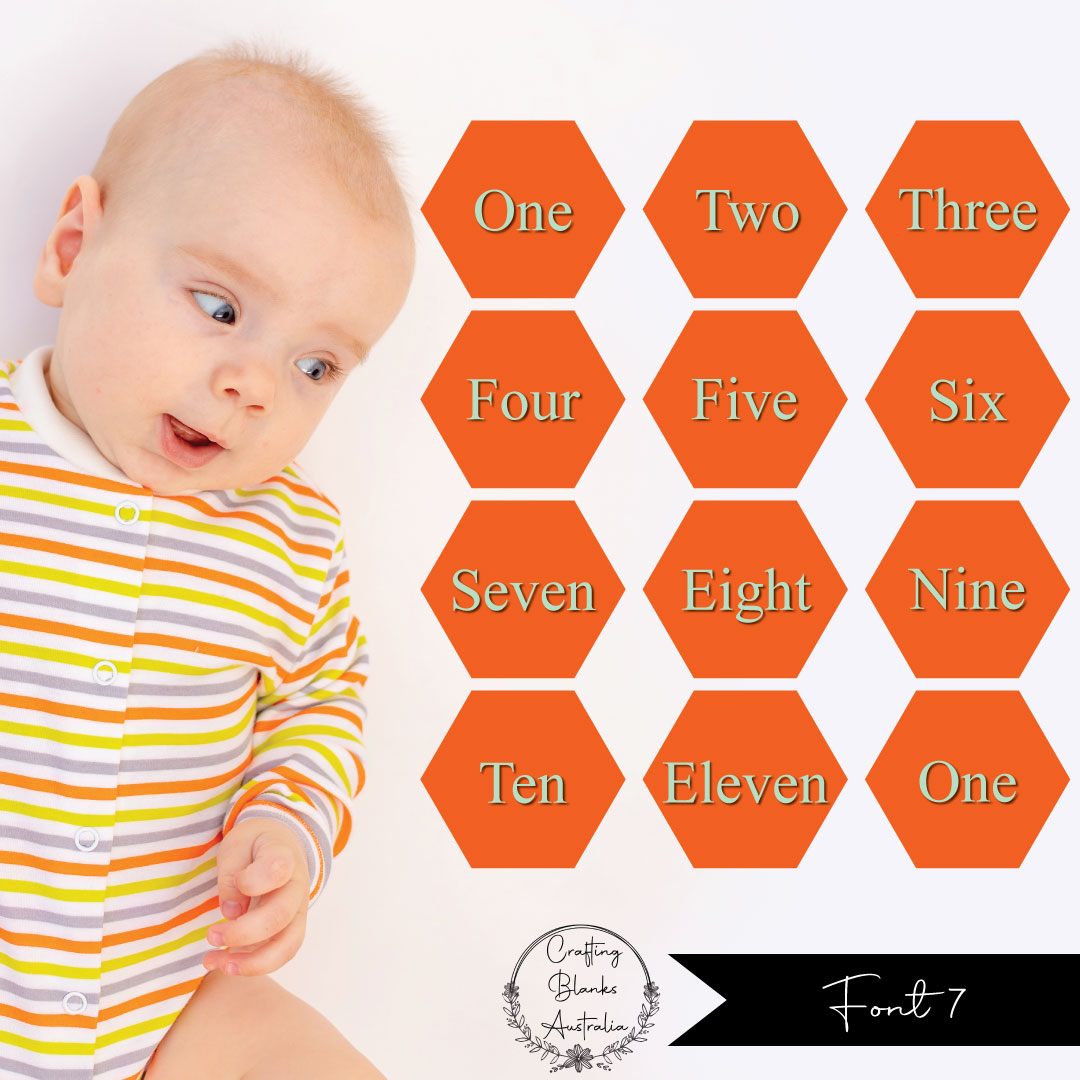 Milestone Wording • Blank • Suit 100mm