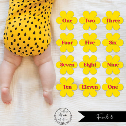 Milestone Wording • Blank • Suit 100mm