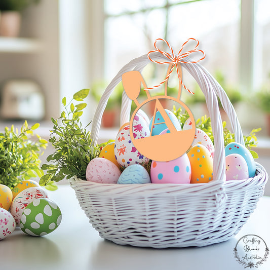 Alphabet Bunny • Blank Tag • 100mm