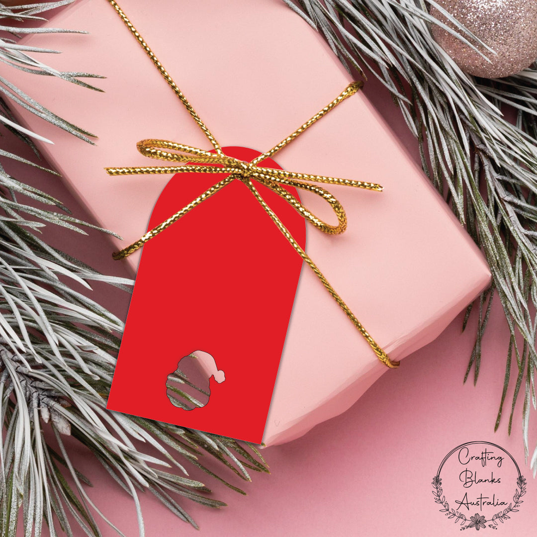 Santa • Arch Gift Tag • 50mm x 90mm