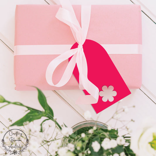 Flower • Arch Blank Tag • 40mm x 75mm