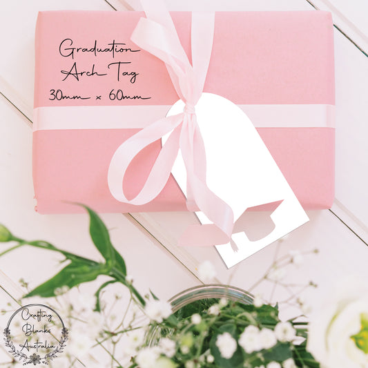 Graduation • Arch Blank Tag • 30mm x 60mm