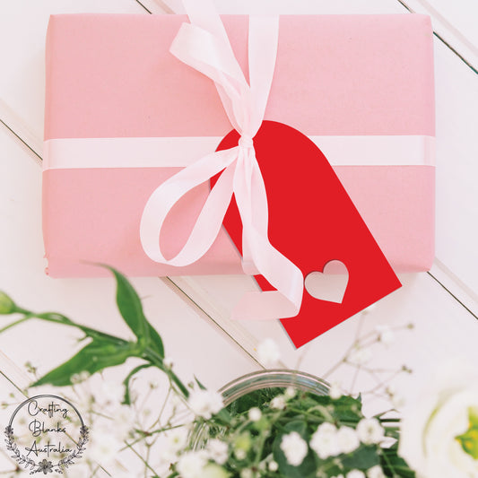 Heart • Arch Blank Tag • 40mm x 75mm