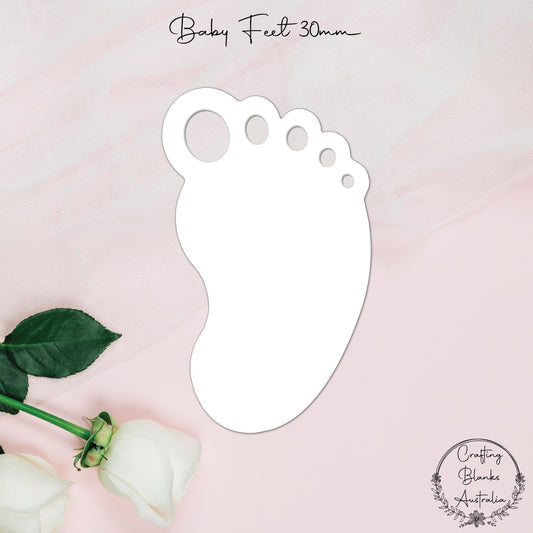 Baby Feet • Blank Shape • 30mm