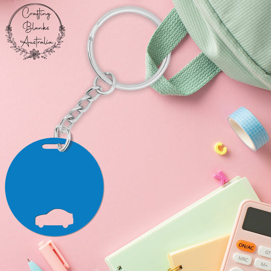 Car • Blank Bag Tag • 65mm