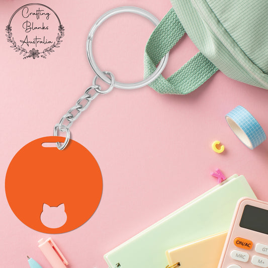Cat • Blank Bag Tag • 65mm