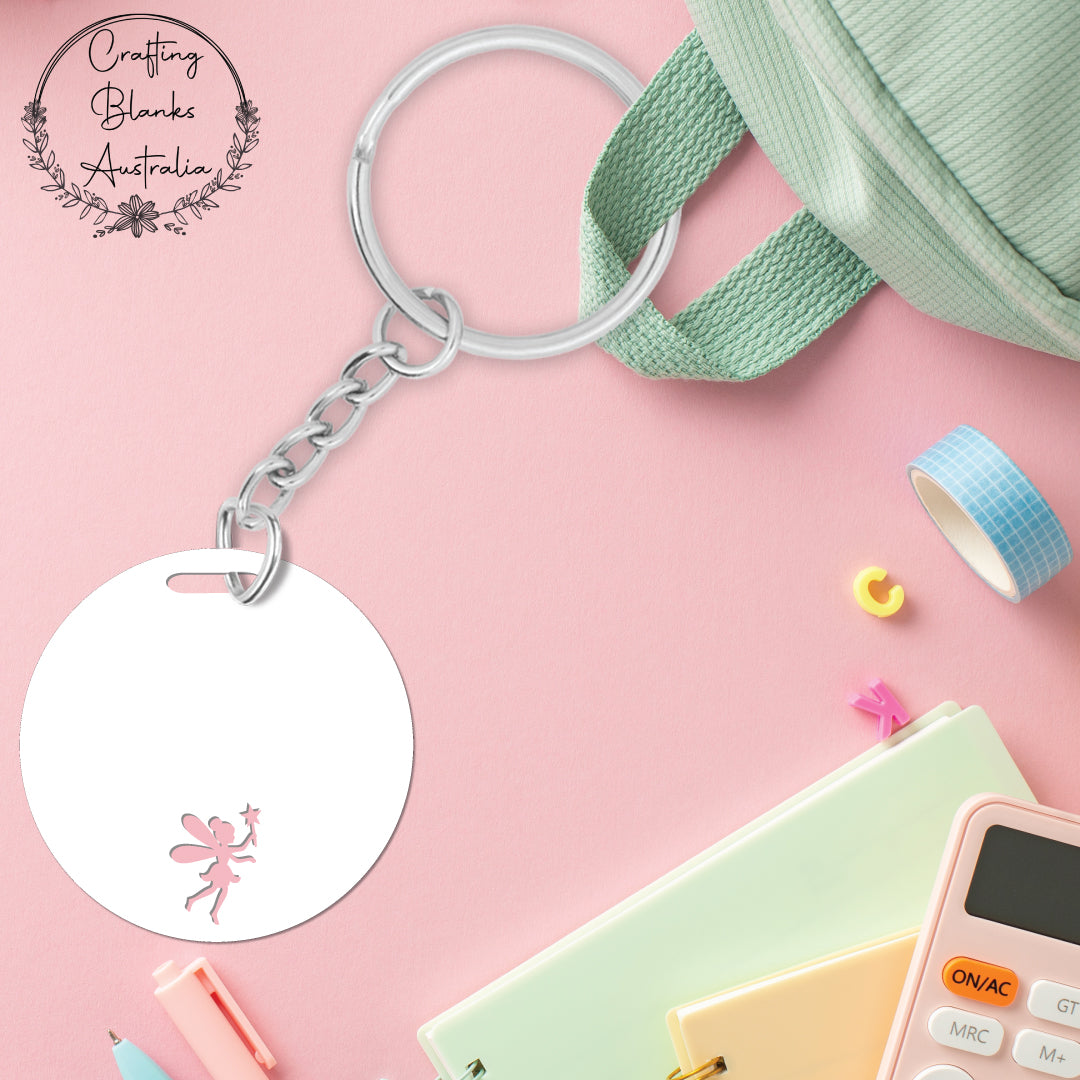 Fairy • Double Layer • Blank Bag Tag • 65mm