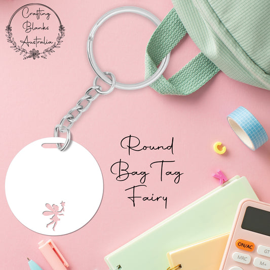 Fairy • Blank Bag Tag • 65mm